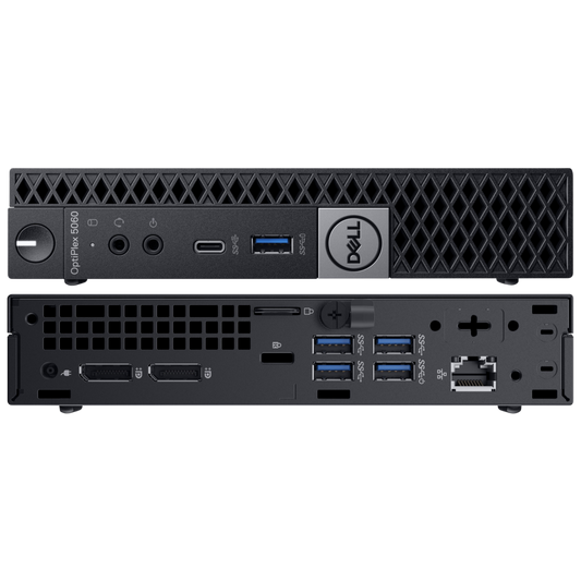 Dell OptiPlex 5060 Intel i5, 8th Gen Micro Desktop with 8GB Ram + 2 Year Warranty