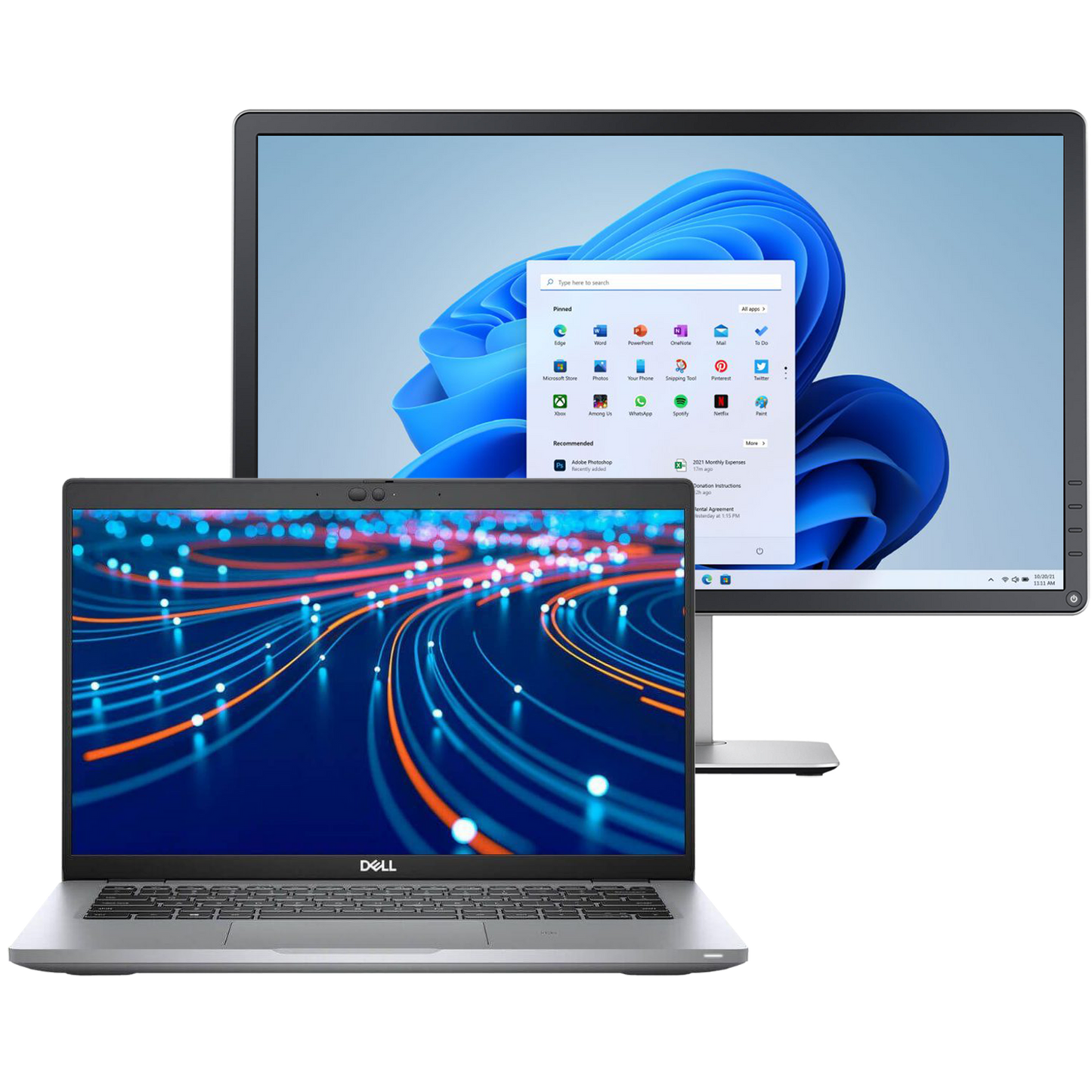 Dell Latitude 5420 Intel i5, 11th Gen Laptop with Win 11 Pro, 2 Year Warranty + Monitor