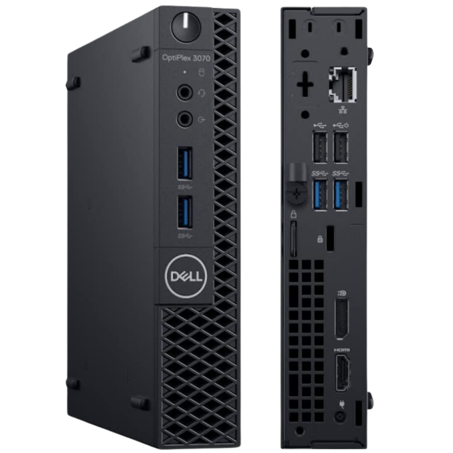 Dell OptiPlex 3070 Intel i5, 9th Gen USFF PC with 512GB SSD + 23" Monitor