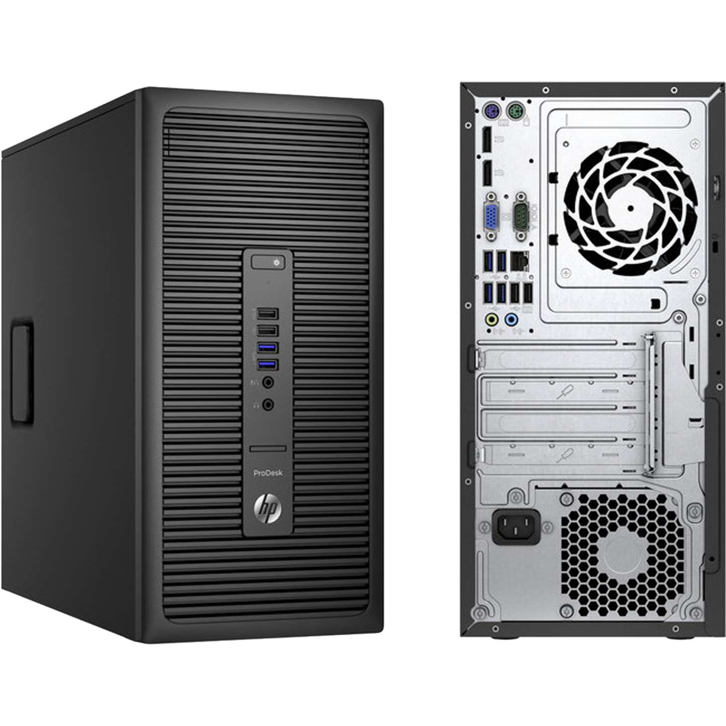 HP ProDesk 600 G1 Intel Core i5, 4th Gen Tower PC with 19" Monitor Desktop Computers