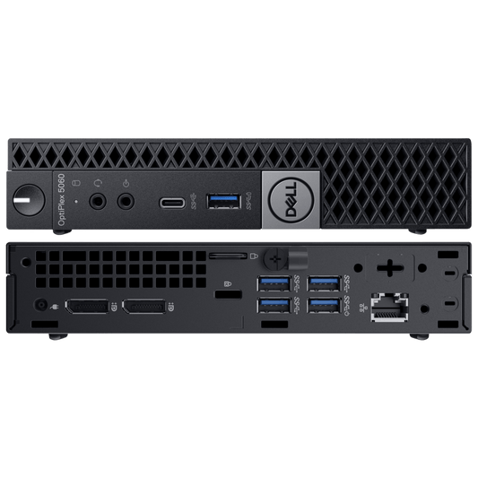 Dell Desktop Computers Dell OptiPlex 5060 Intel i5, 8th Gen Micro Desktop with 8GB Ram + 2 Year Warranty
