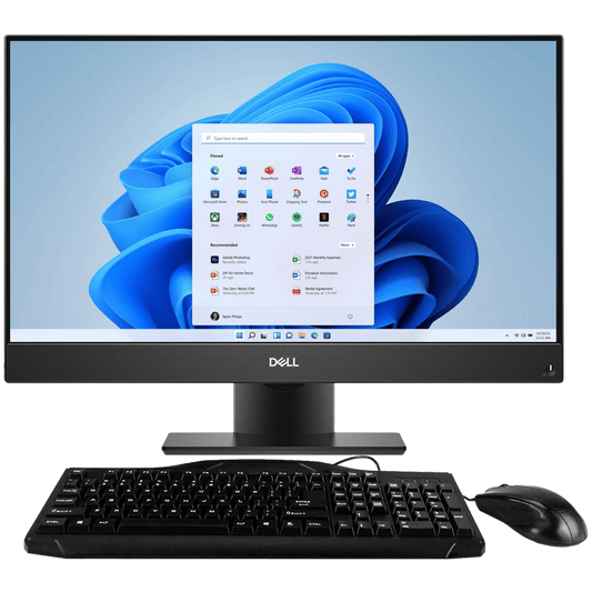 Dell Desktop Computers Dell OptiPlex 7470 Intel i5, 9th Gen 23.8" All-in-One Desktop with 16GB Ram