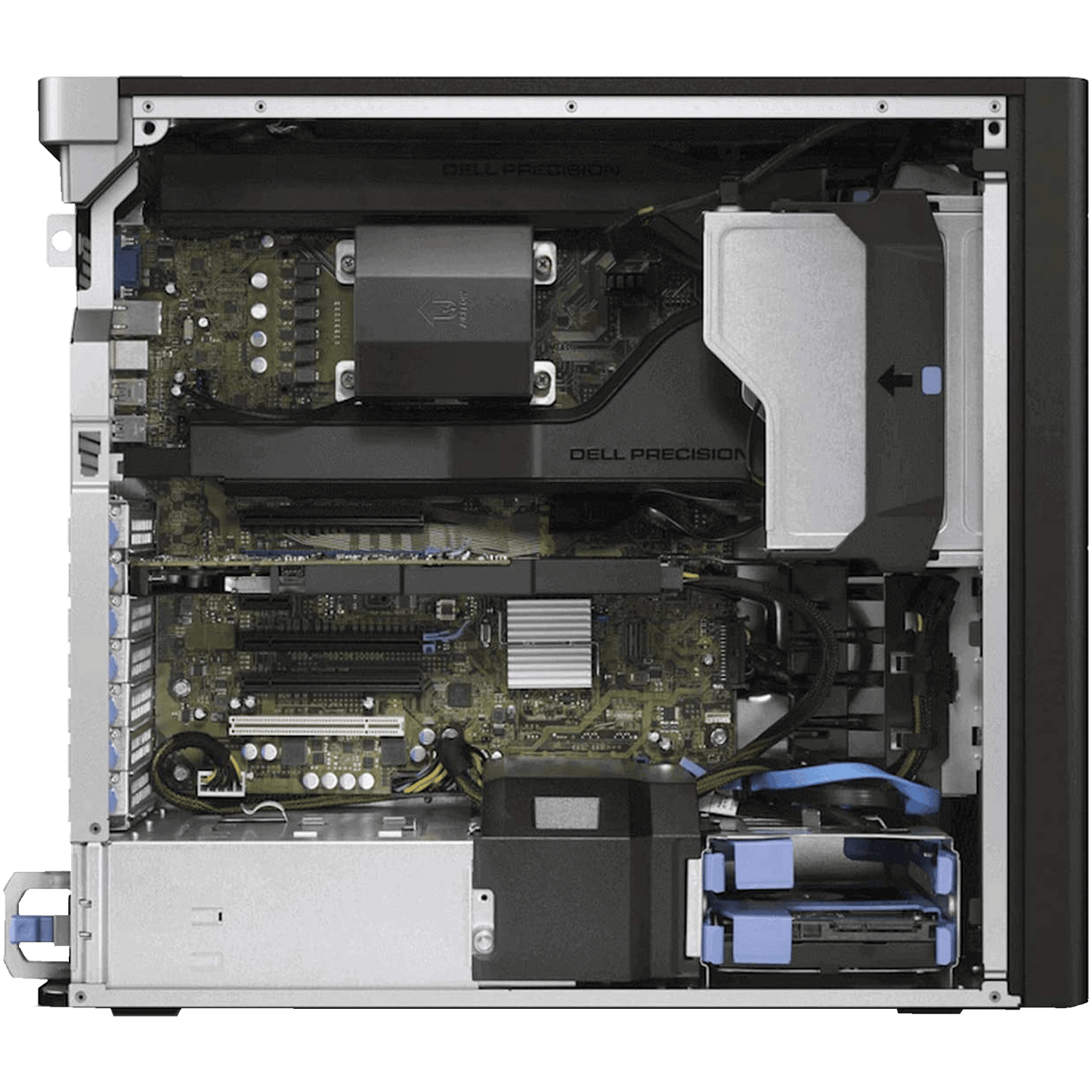 Dell Desktop Computers Dell Precision 5810 Intel Xeon Workstation PC with P1000 GPU + 23" Monitor