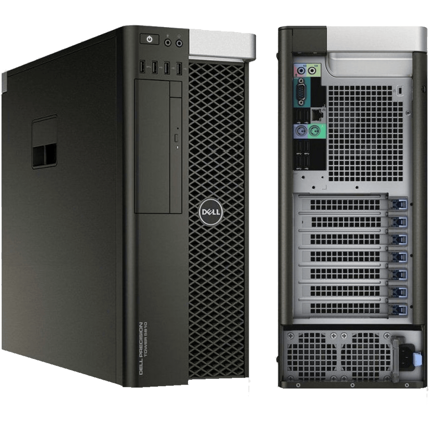 Dell Desktop Computers Dell Precision 5810 Intel Xeon Workstation PC with P1000 GPU + 23" Monitor