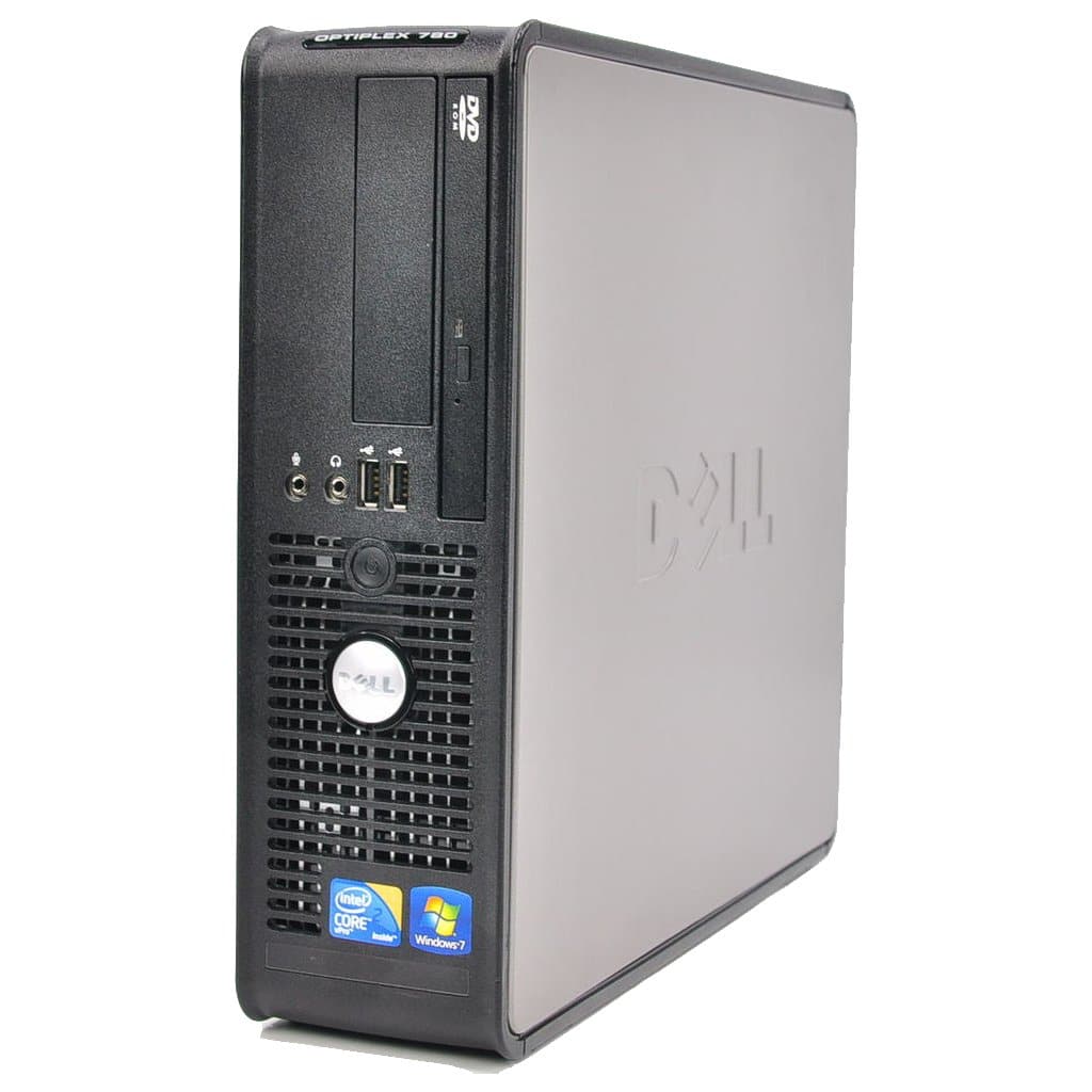 Dell OptiPlex GX780 Intel Core 2 Duo Desktop PC with Windows 10 Desktop Computers
