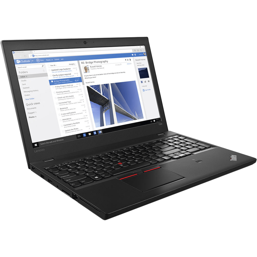 Lenovo Laptops - Refurbished Lenovo ThinkPad T560 Intel i5, 6th Gen Laptop with 8GB Ram