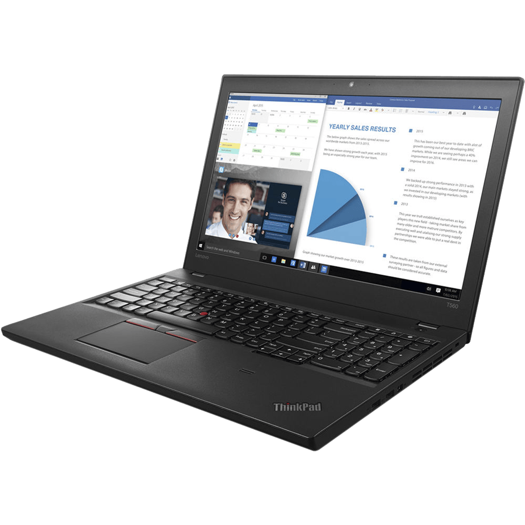 Lenovo Laptops - Refurbished Lenovo ThinkPad T560 Intel i5, 6th Gen Laptop with 8GB Ram