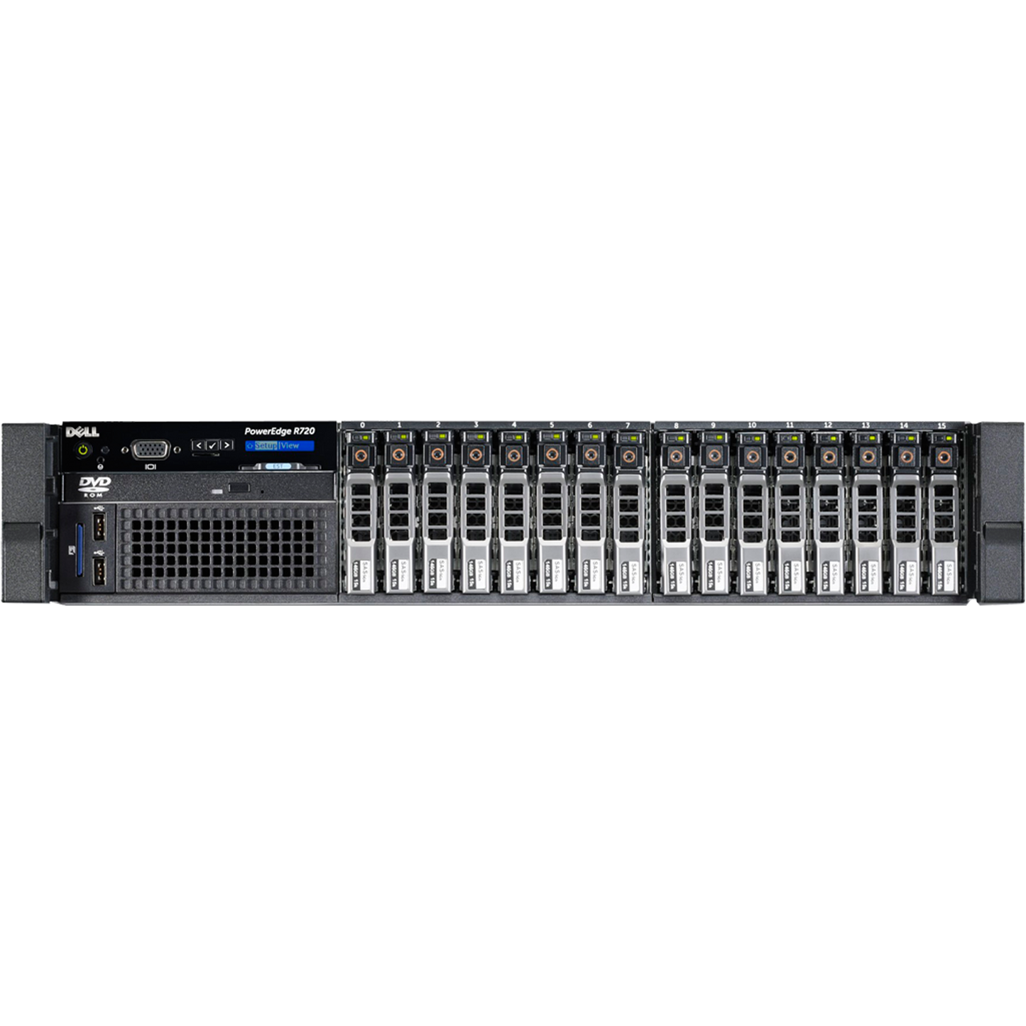 Dell PowerEdge R720 2 x 6 Core Intel Xeon CPU Server - 2.5" Backplane Servers