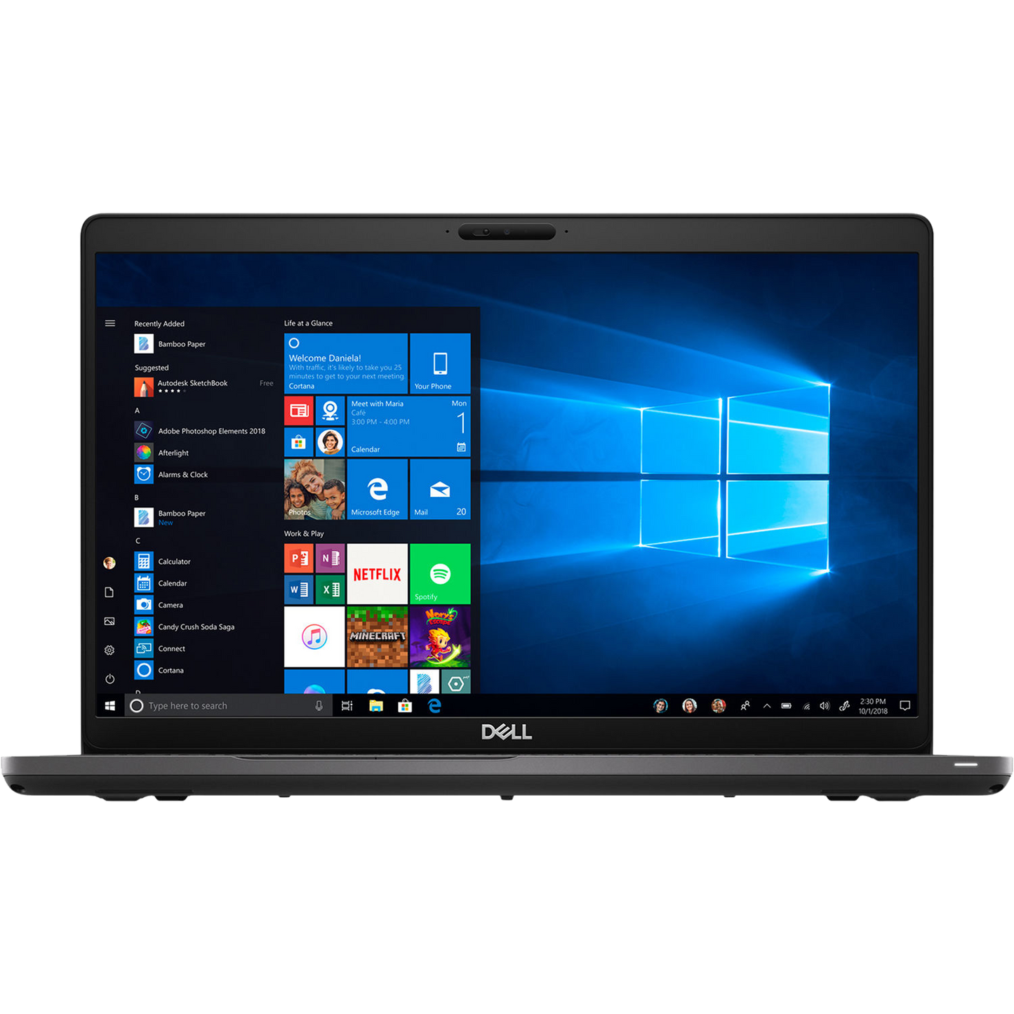Dell Latitude 5500 Intel i7, 8th Gen Laptop with NumPad + Win 11 Pro