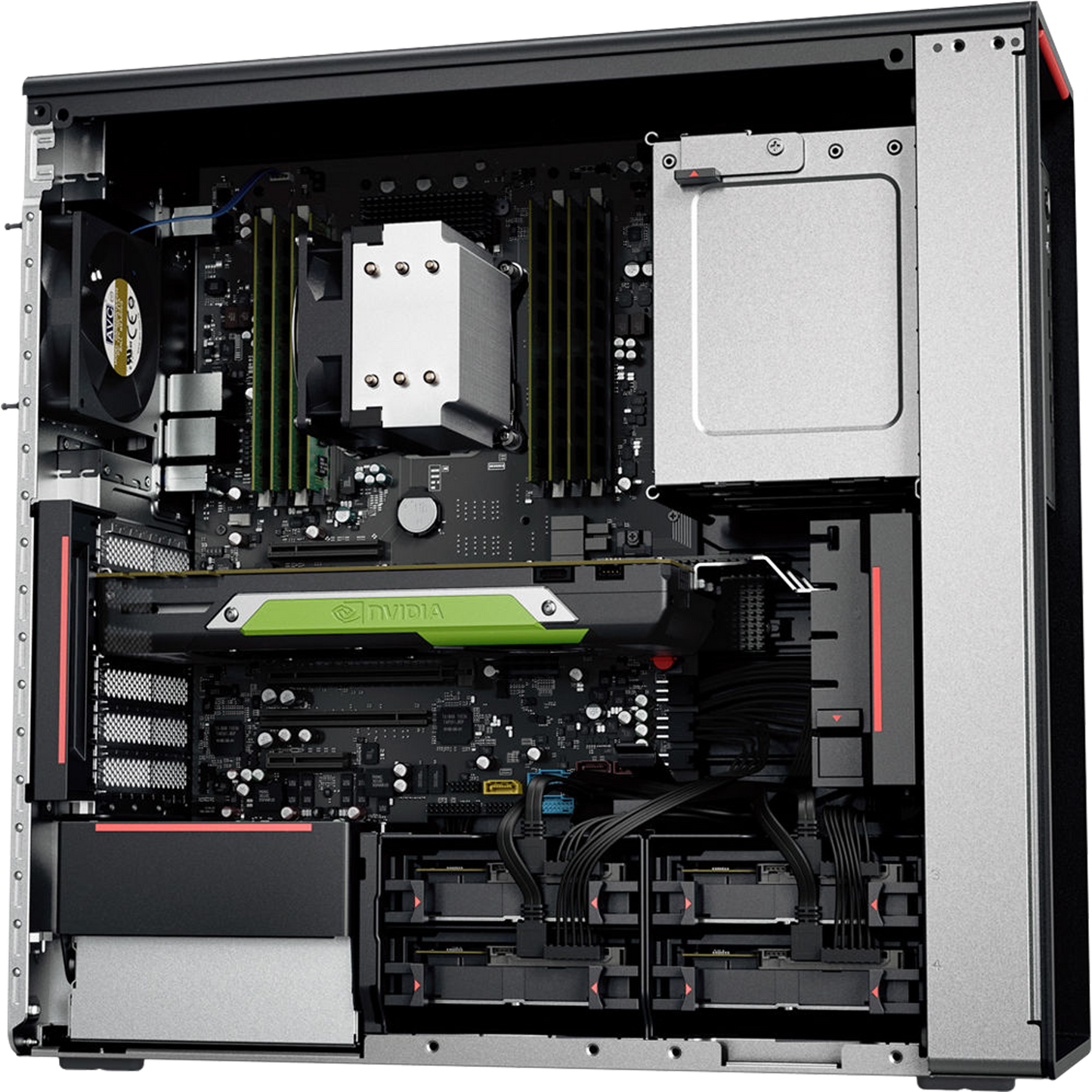 Lenovo ThinkStation P520 - Intel Xeon Tower PC with NVIDIA Quadro P1000 GPU