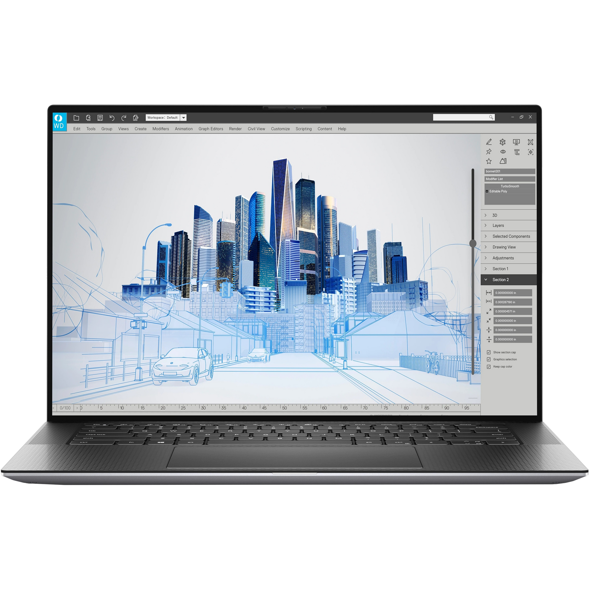 Dell Precision 5550 Intel i7, 10th Gen Mobile Workstation Touch Laptop with 64GB Ram + GPU