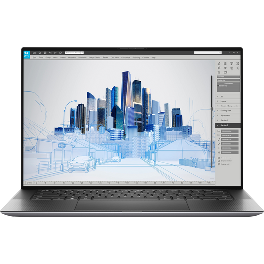 Dell Precision 5550 Intel i7, 10th Gen Mobile Workstation Touch Laptop with 64GB Ram + GPU