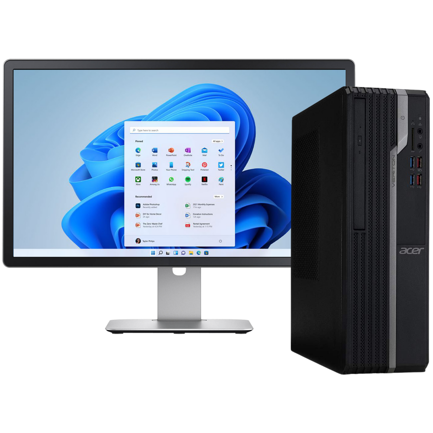 Acer Veriton X Intel i5, 9th Gen Desktop PC with 1TB SSD + 19" Monitor