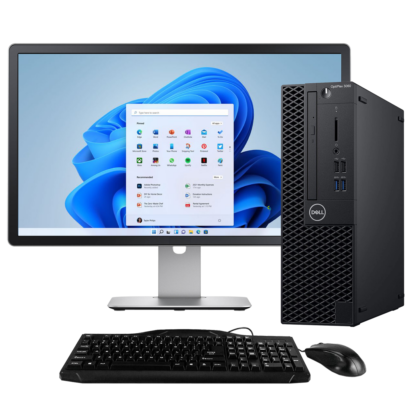 Dell OptiPlex 3060 Intel i5, 8th Gen SFF Desktop PC with 23" Monitor