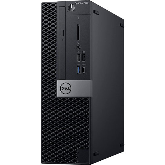 Dell OptiPlex GX7060 Intel i7, 8th Gen SFF Desktop PC with 8GB Ram Desktop Computers