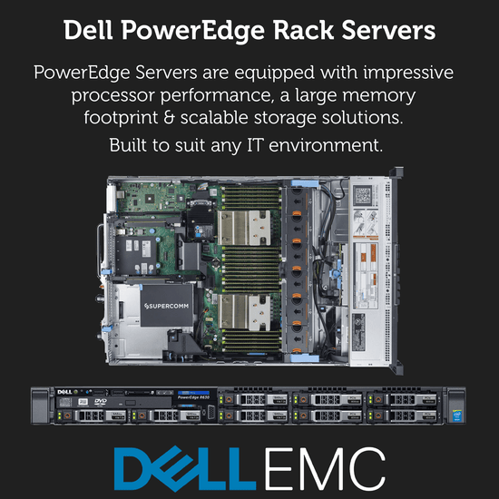 Dell PowerEdge R630 2 x 12 Core Intel Xeon CPU Server - 2.5