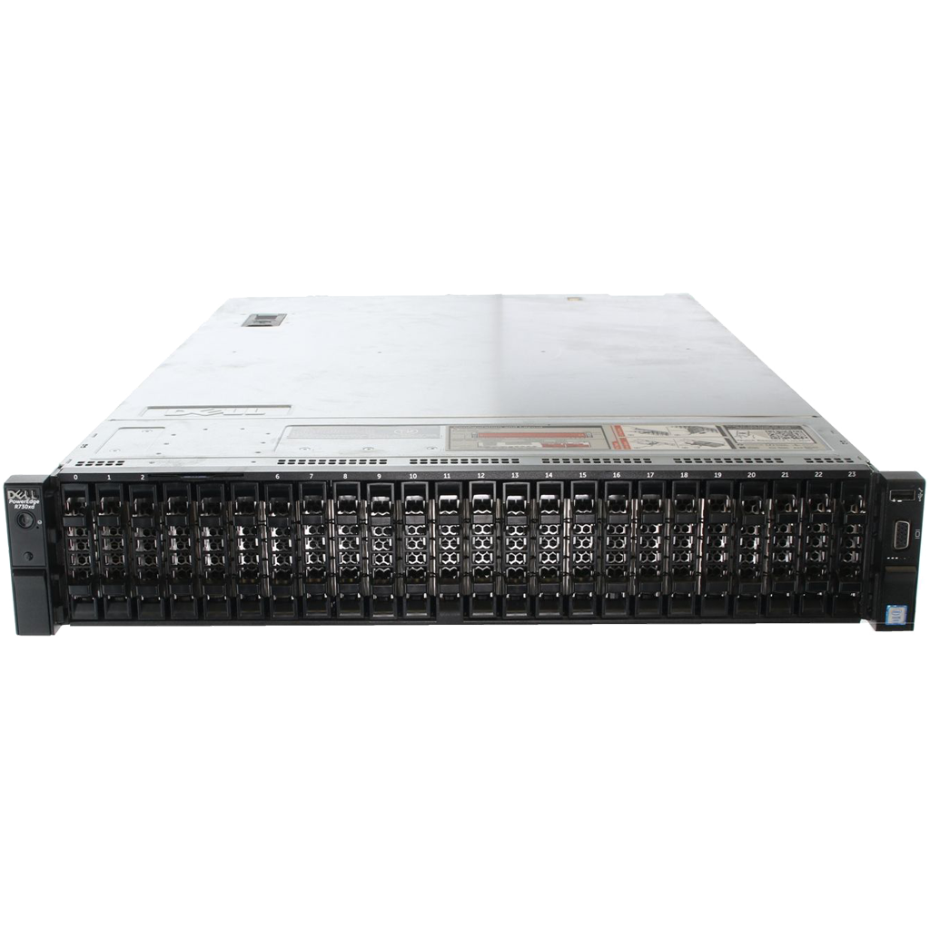 Dell PowerEdge R730XD 2 x 12 Core Intel Xeon CPU Server - 2.5" Backplane