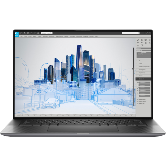 Dell Precision 5560 Intel i7, 11th Gen Mobile Workstation 64GB Ram, GPU Touch Screen Laptop