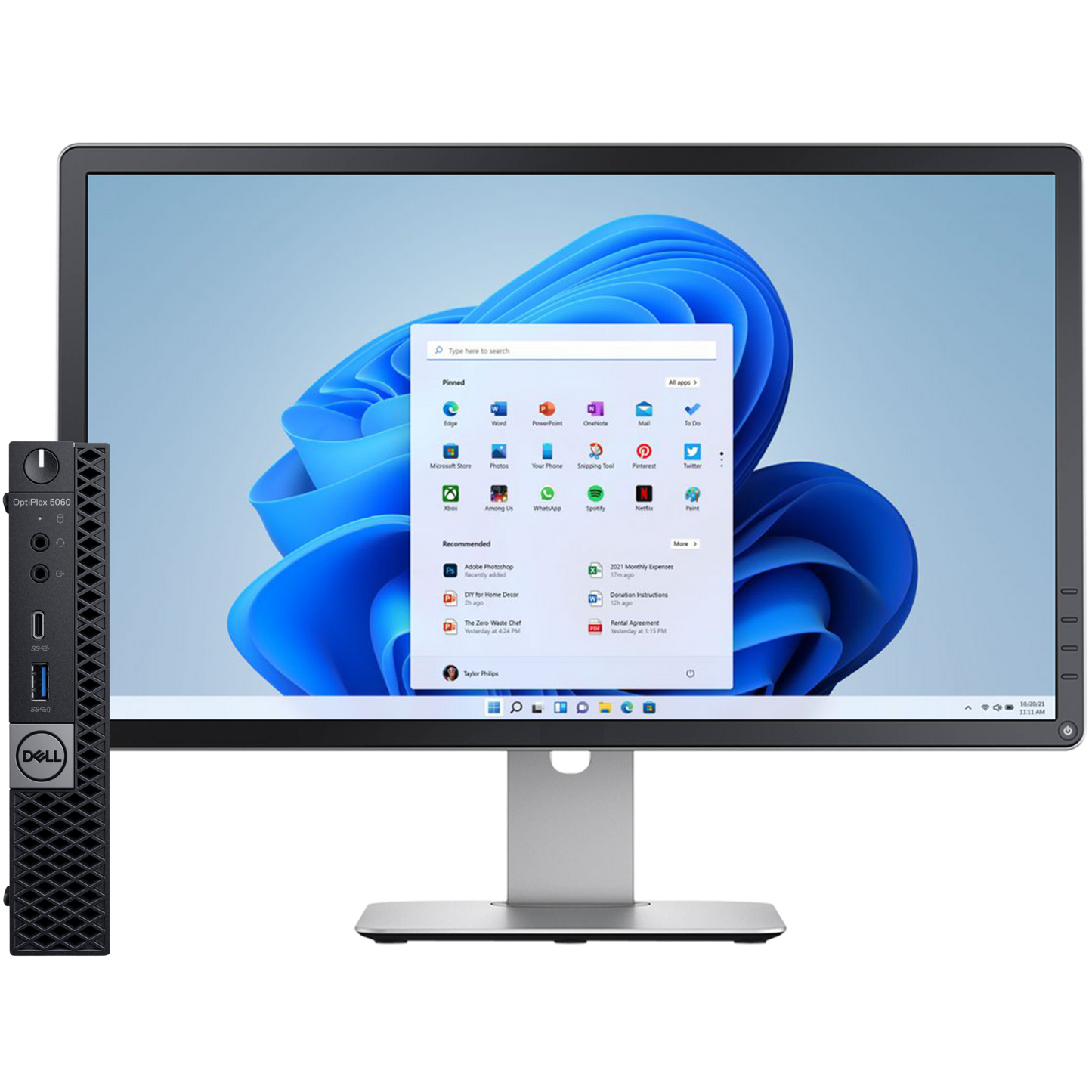 Dell OptiPlex 5060 Intel i5, 8th Gen Micro Desktop with 19" Monitor + 2 Year Warranty