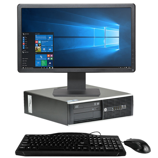 HP 8300 Elite Pro Intel i5, 3rd Gen Desktop PC with 19" Monitor Desktop Computers