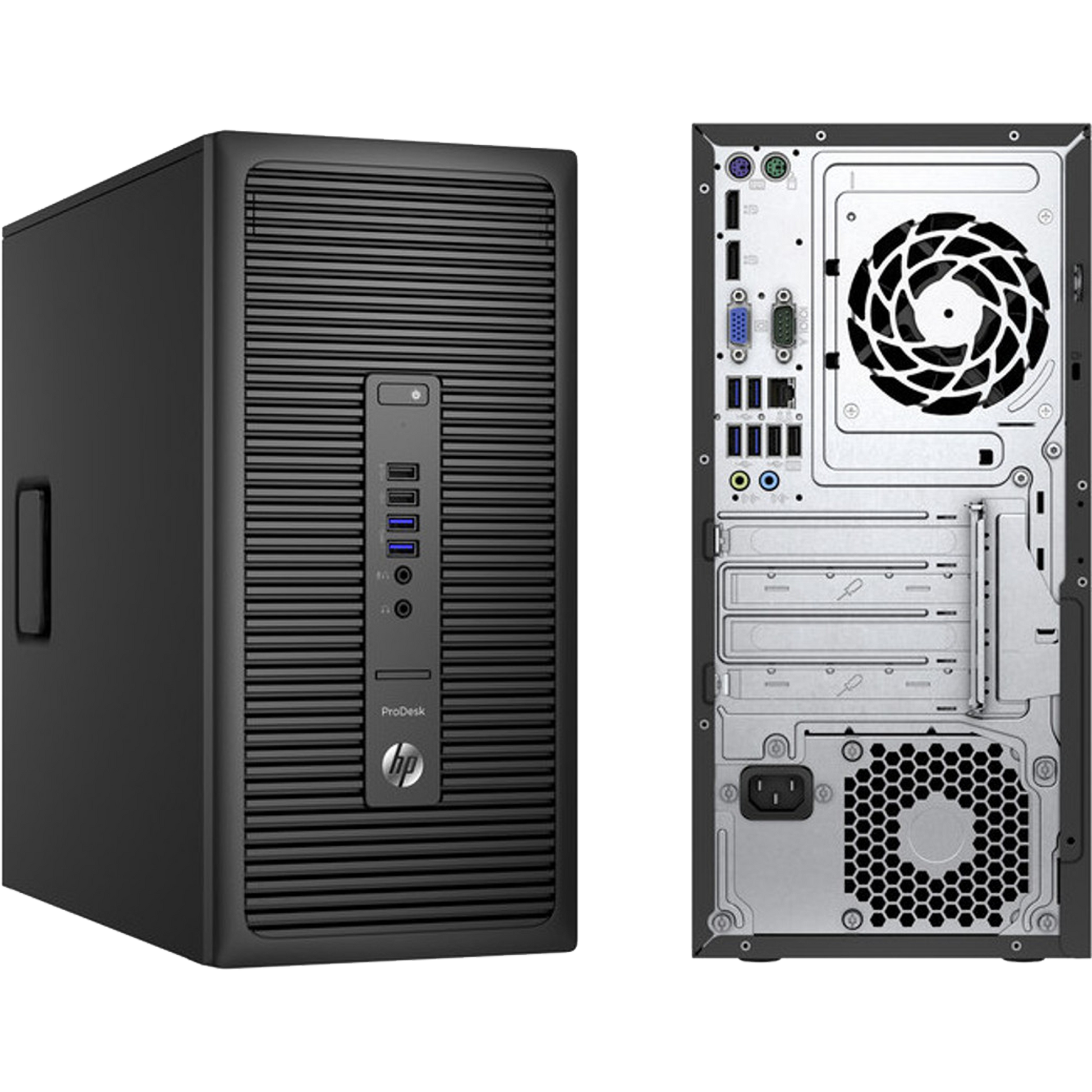 HP ProDesk 600 G1 Intel Core i5, 4th Gen Tower PC with 19" Monitor Desktop Computers