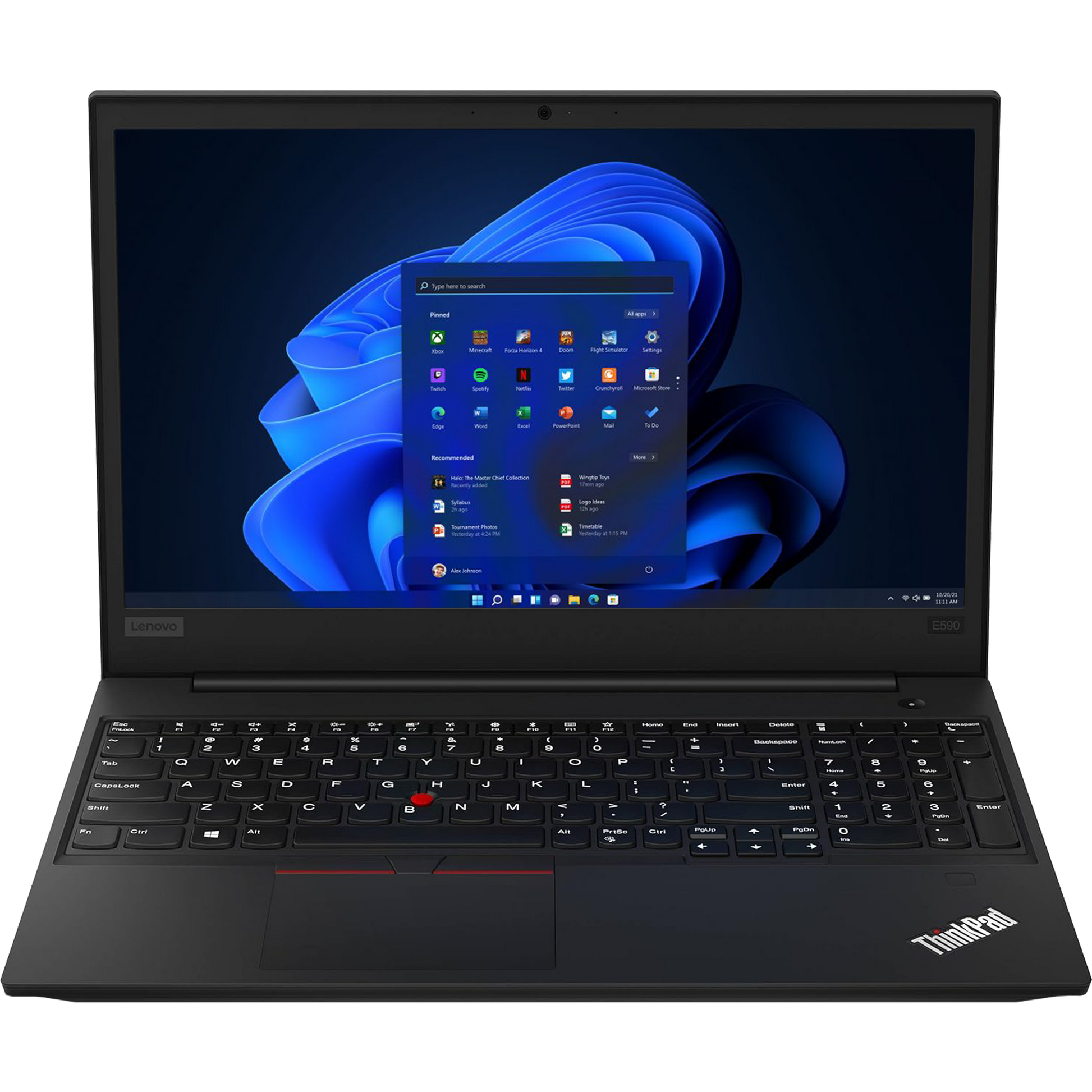 Lenovo ThinkPad E590 Intel i7, 8th Gen 16GB RAM Laptop with Win 11 Pro