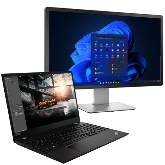 Lenovo ThinkPad P15s Gen 2 Intel Core i7, 11th Gen Laptop with T500 GPU + 22" Monitor