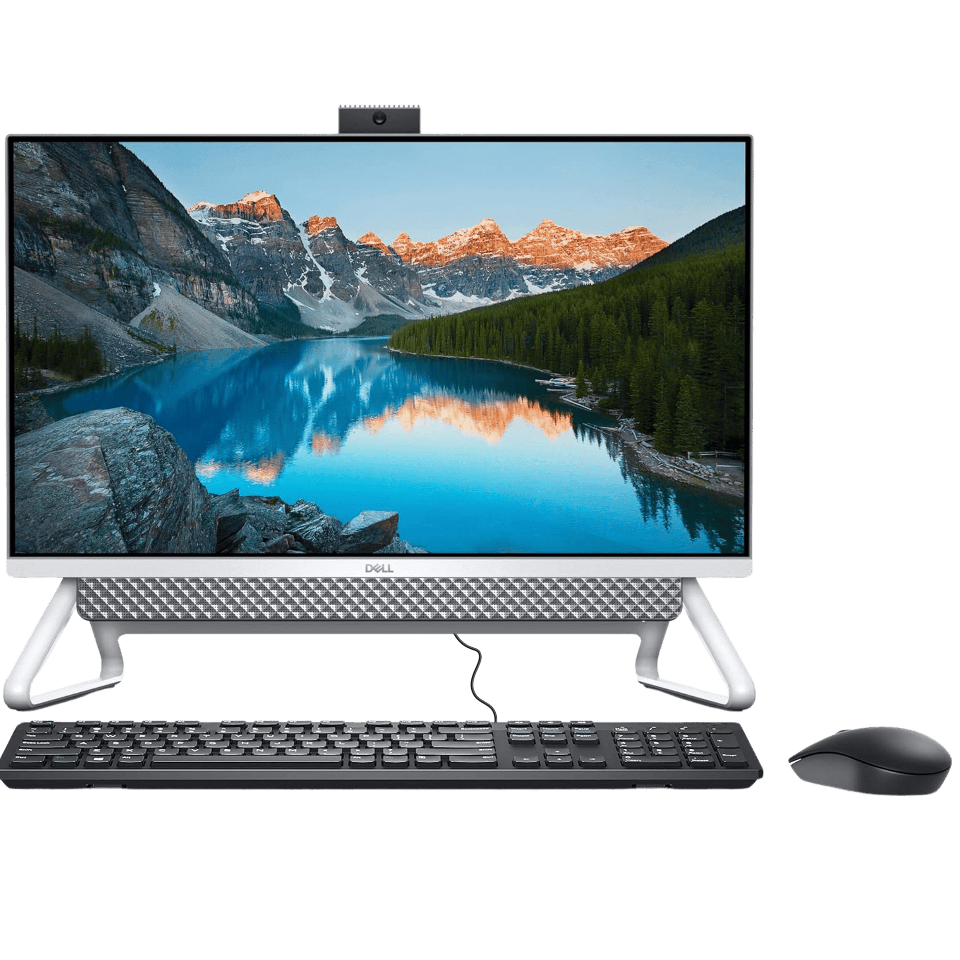 Dell Desktop Computers Dell Inspiron 24 Intel i7, 11th Gen Touch Screen All-in-One Desktop