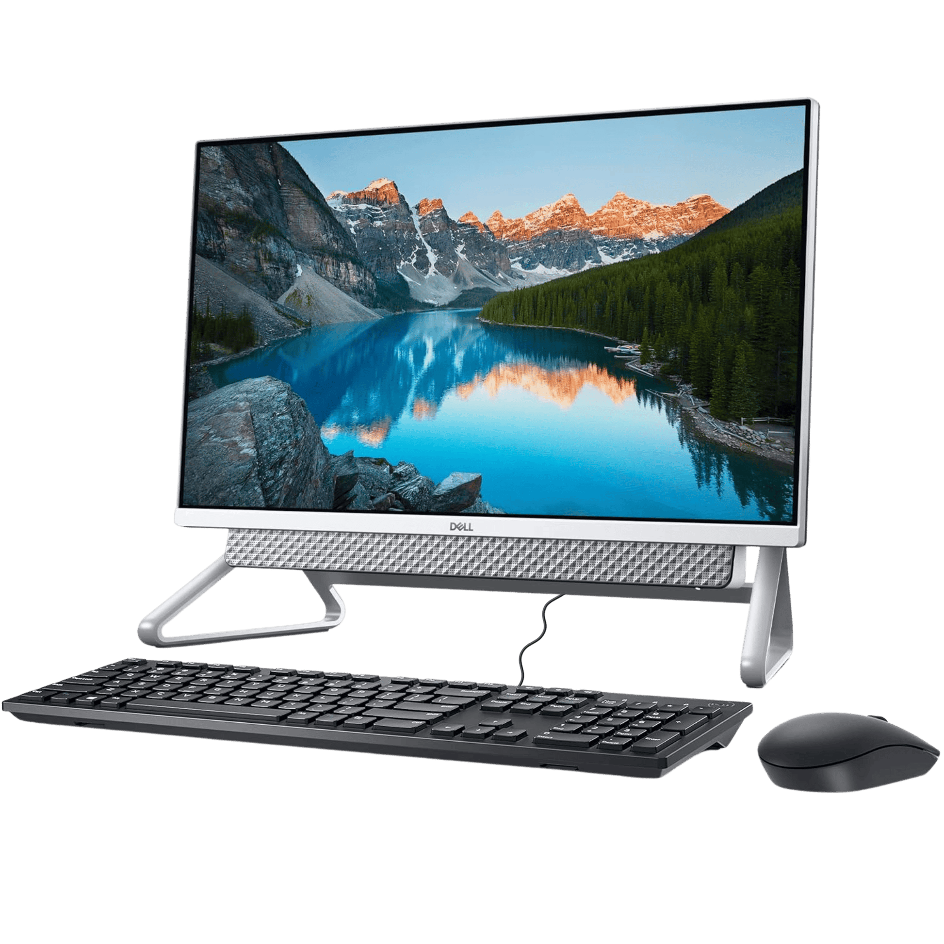 Dell Desktop Computers Dell Inspiron 24 Intel i7, 11th Gen Touch Screen All-in-One Desktop