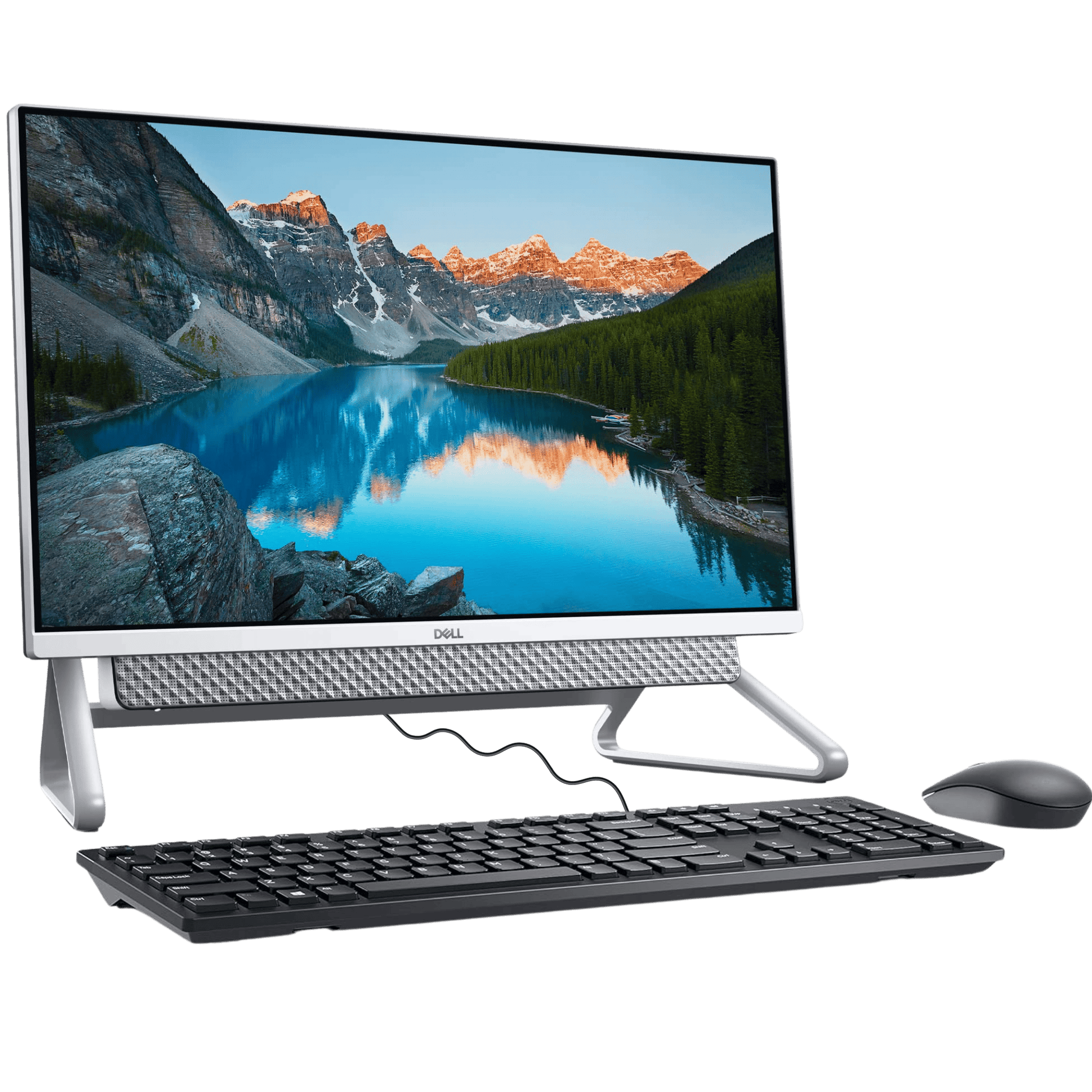 Dell Desktop Computers Dell Inspiron 24 Intel i7, 11th Gen Touch Screen All-in-One Desktop