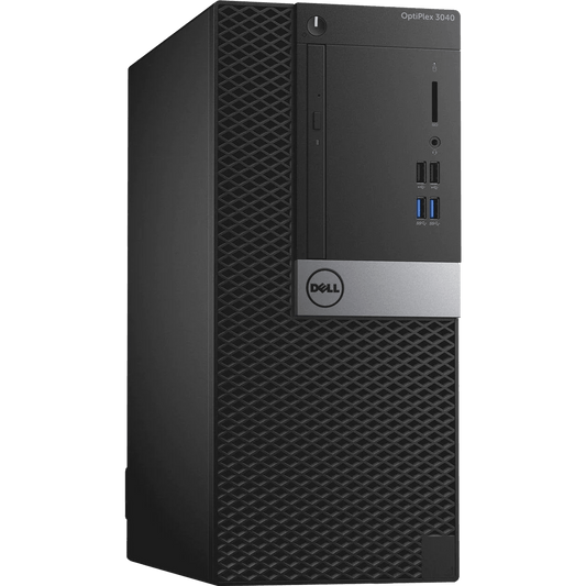 Dell Desktop Computers Dell OptiPlex 3040 Intel i5, 6th Gen Tower PC with 8GB Ram