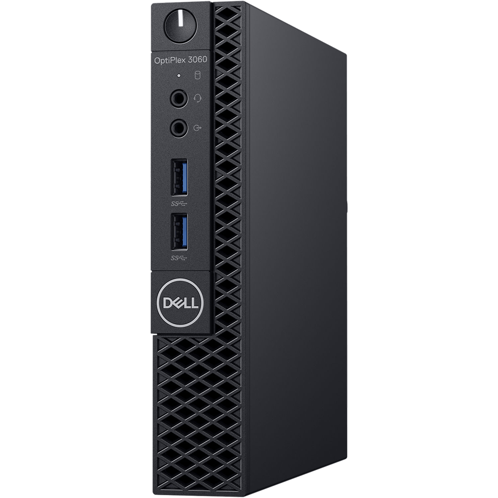 Dell Desktop Computers Dell OptiPlex 3060 Intel i5, 8th Gen Micro Desktop with 20" Monitor