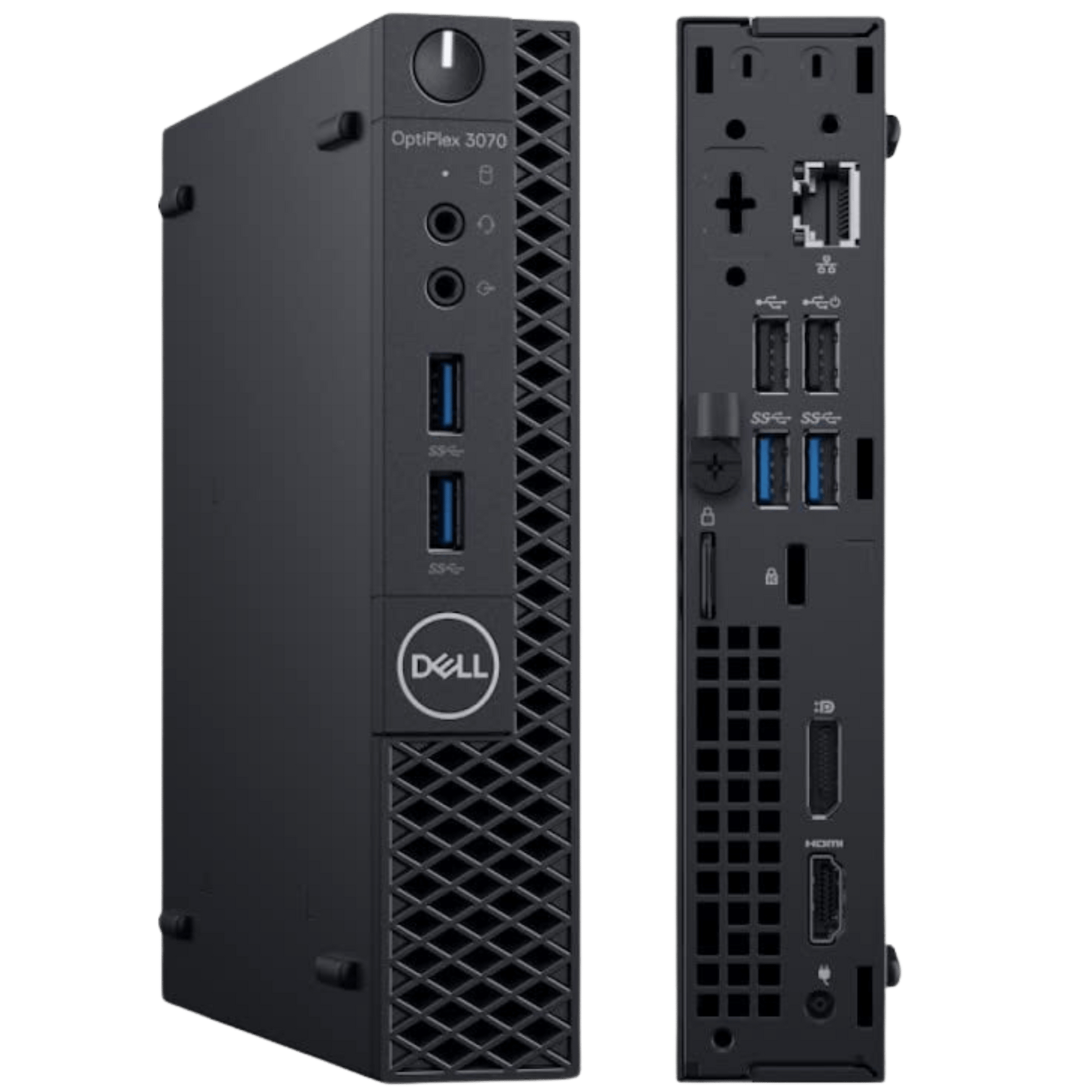 Dell Desktop Computers Dell OptiPlex 3070 Intel i5, 9th Gen USFF PC with 512GB SSD + 23" Monitor