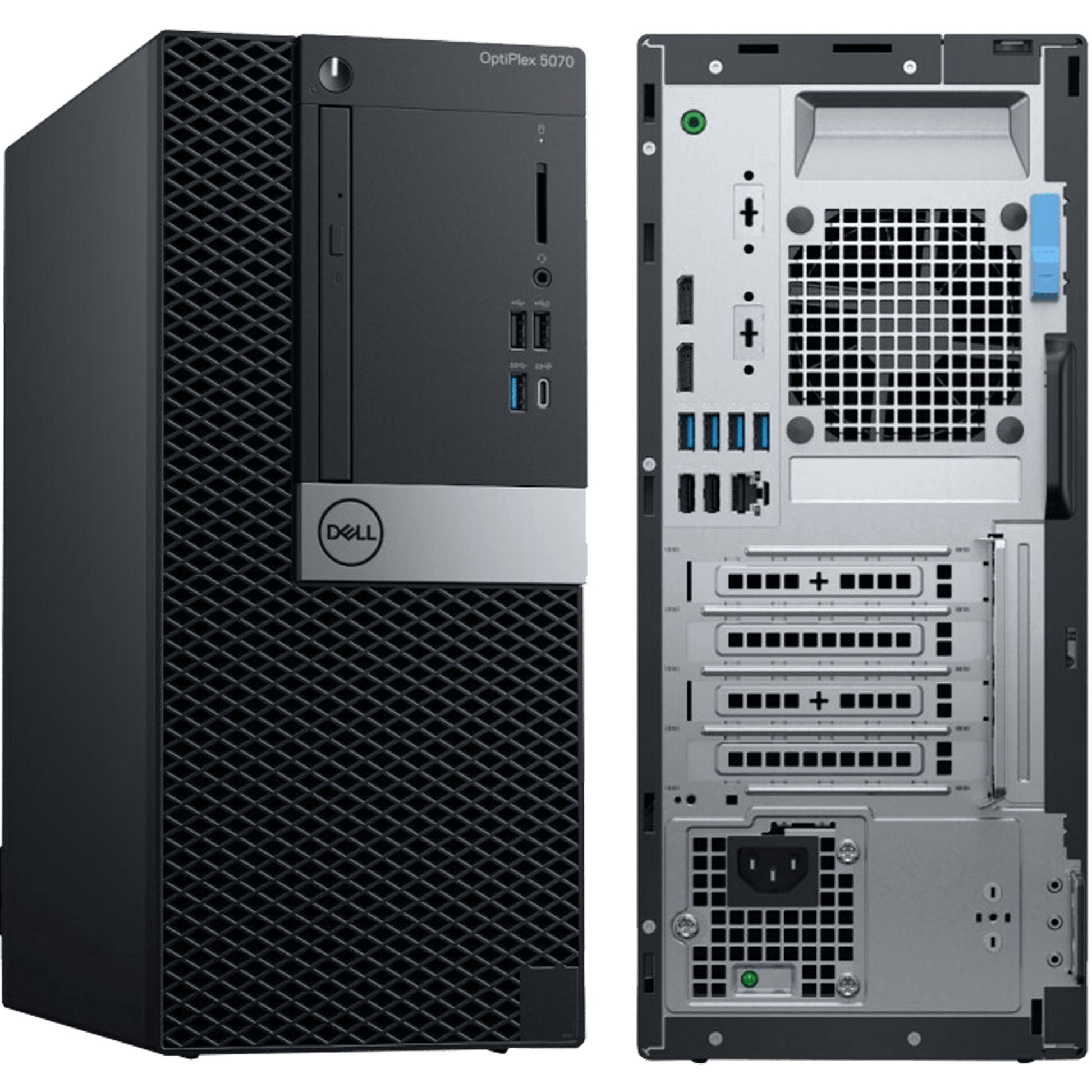Dell Desktop Computers Dell OptiPlex 5070 Intel i3, 9th Gen Tower PC with 20" Monitor