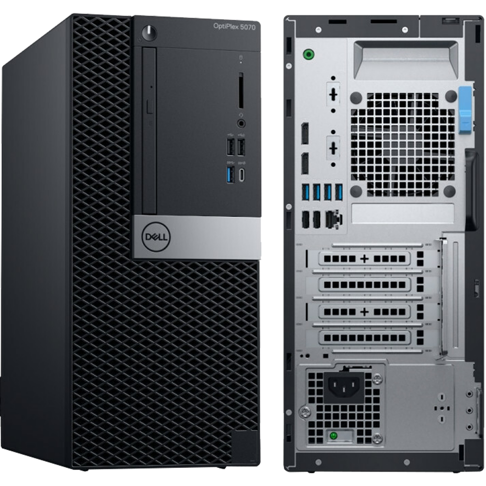 Dell Desktop Computers Dell OptiPlex 5070 Intel i5, 9th Gen Tower PC with 23" Monitor