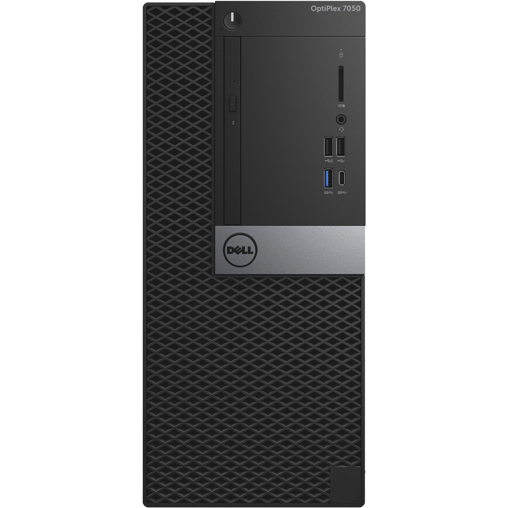 Dell Desktop Computers Dell OptiPlex 7050 Intel i7, 6th Gen Mini Tower PC with 22" Monitor