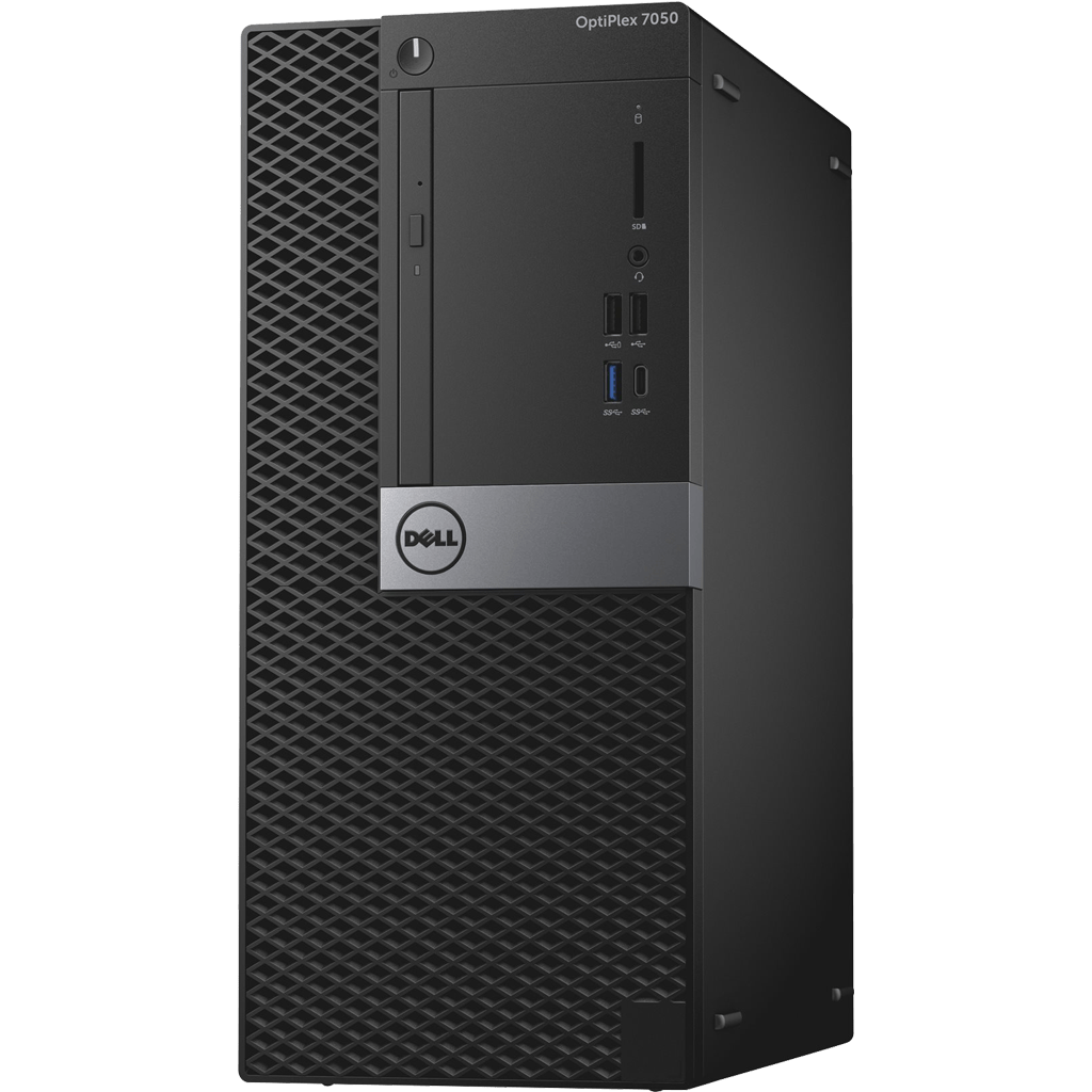 Dell Desktop Computers Dell OptiPlex 7050 Intel i7, 6th Gen Mini Tower PC with 22" Monitor
