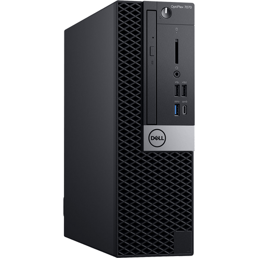 Dell Desktop Computers Dell OptiPlex 7070 Intel i5, 9th Gen SFF Desktop PC with 16GB Ram