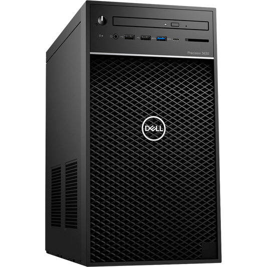 Dell Desktop Computers Dell Precision 3630 Intel i7, 9th Gen Tower PC with Win 11 Pro + 16GB Ram