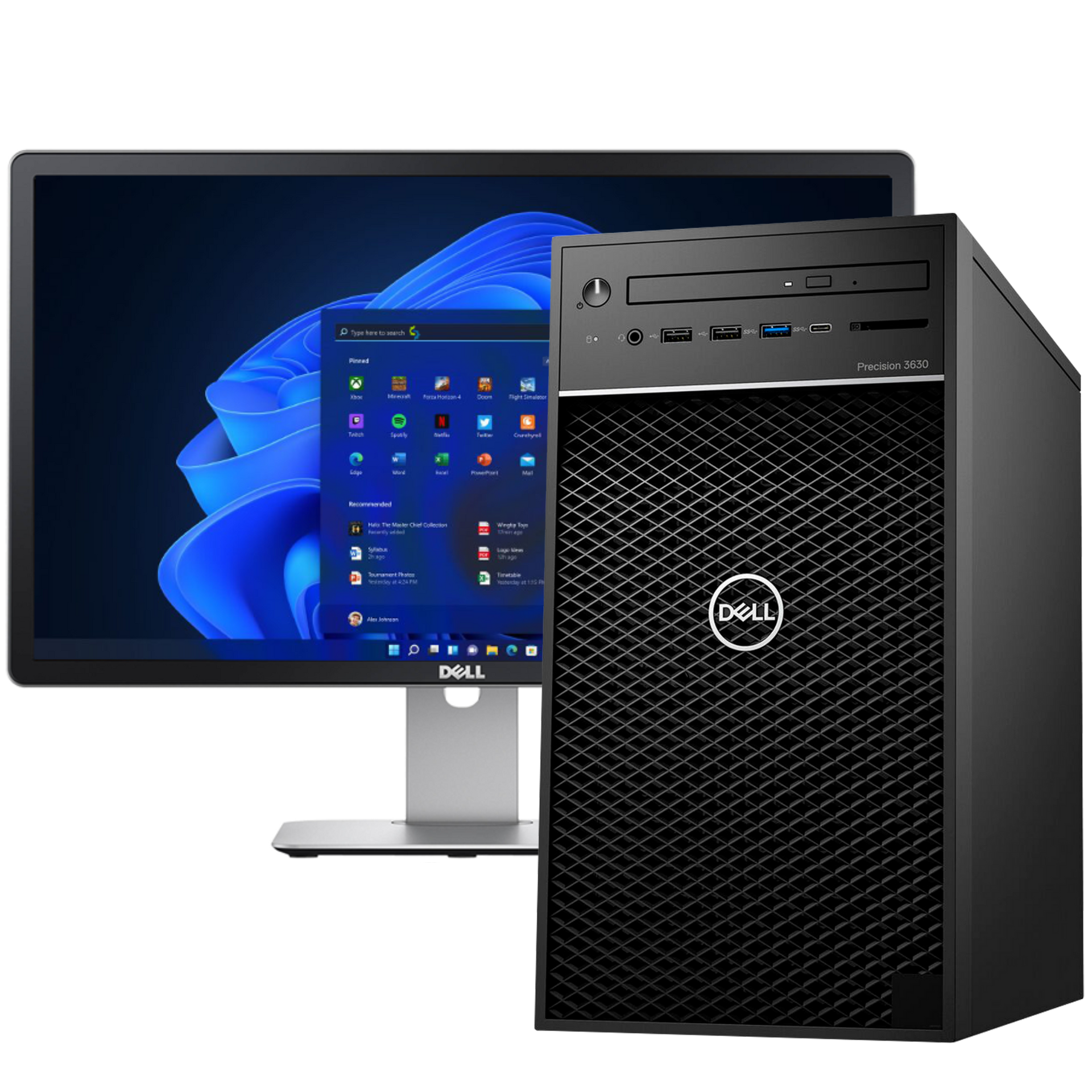 Dell Precision 3630 Intel i7, 8th Gen Tower PC with Quadro P620 +