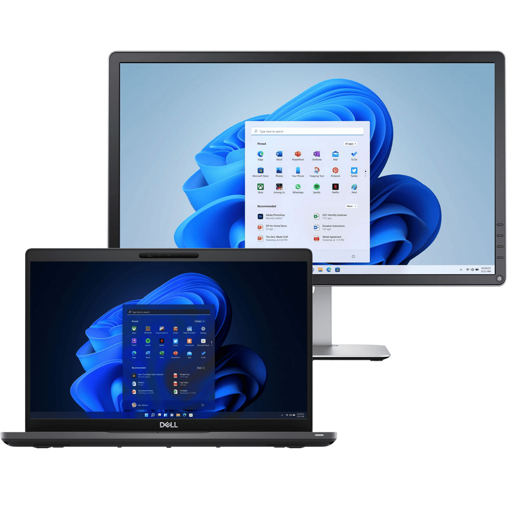 Dell Laptops - Refurbished Dell Latitude 5400 Intel i5, 8th Gen Laptop with 16GB Ram, Win 11 + 19" Monitor