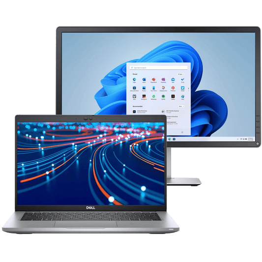 Dell Laptops - Refurbished Dell Latitude 5420 Intel i5, 11th Gen Laptop with Win 11 Pro, 2 Year Warranty + Monitor