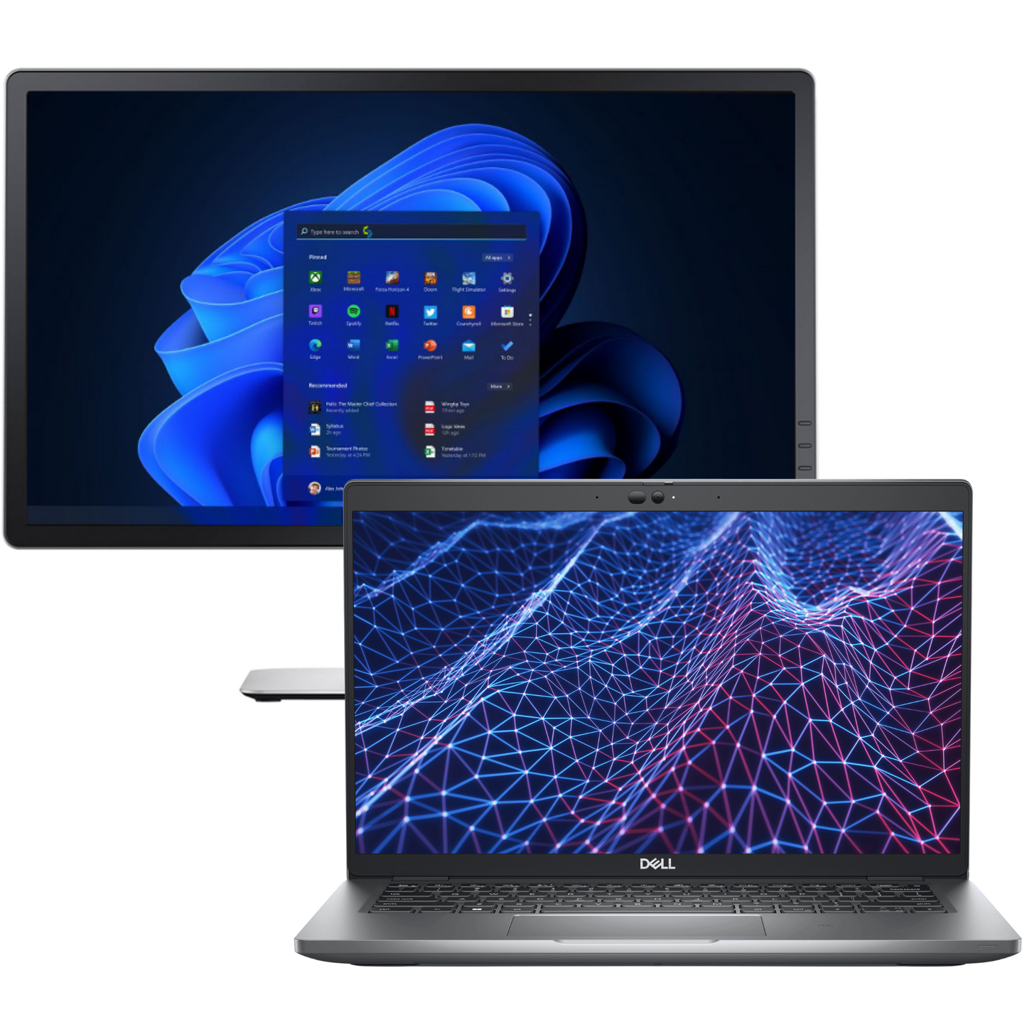 Dell Laptops - Refurbished Dell Latitude 5430 Intel i5, 12th Gen Laptop with Win 11 Pro + 20" Monitor