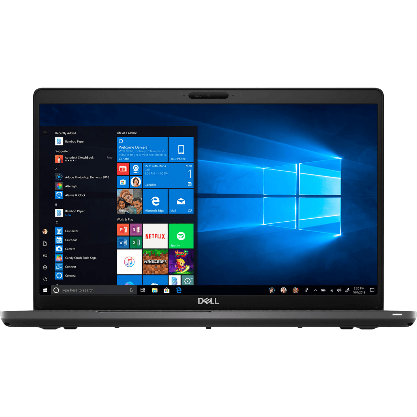 Dell Laptops - Refurbished Dell Latitude 5500 Intel i7, 8th Gen Laptop with NumPad + Win 11 Pro