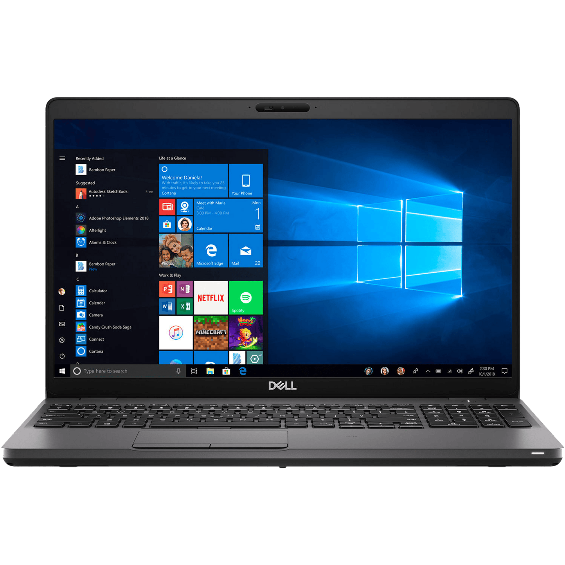 Dell Laptops - Refurbished Dell Latitude 5500 Intel i7, 8th Gen Laptop with NumPad + Win 11 Pro