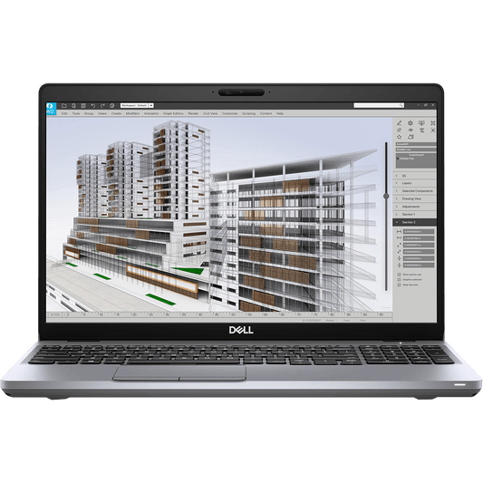 Dell Laptops - Refurbished Dell Precision 3551 Intel i7, 10th Gen Workstation Laptop with Win 11 + P620 GPU