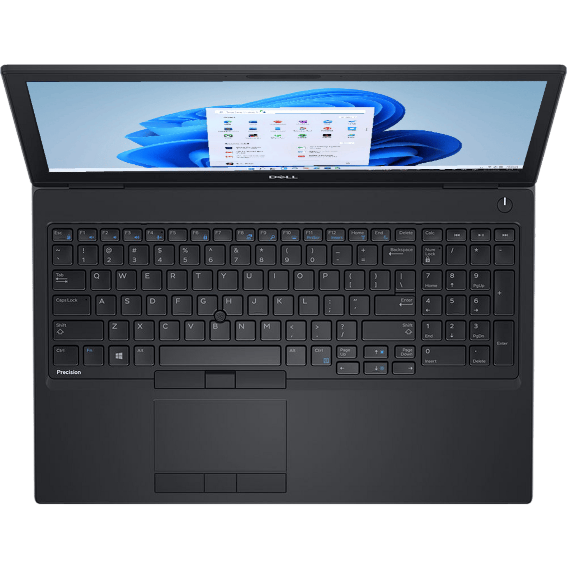 Dell Laptops - Refurbished Dell Precision 7530 Intel i7, 8th Gen Laptop Workstation with Dedicated Graphics + Monitor