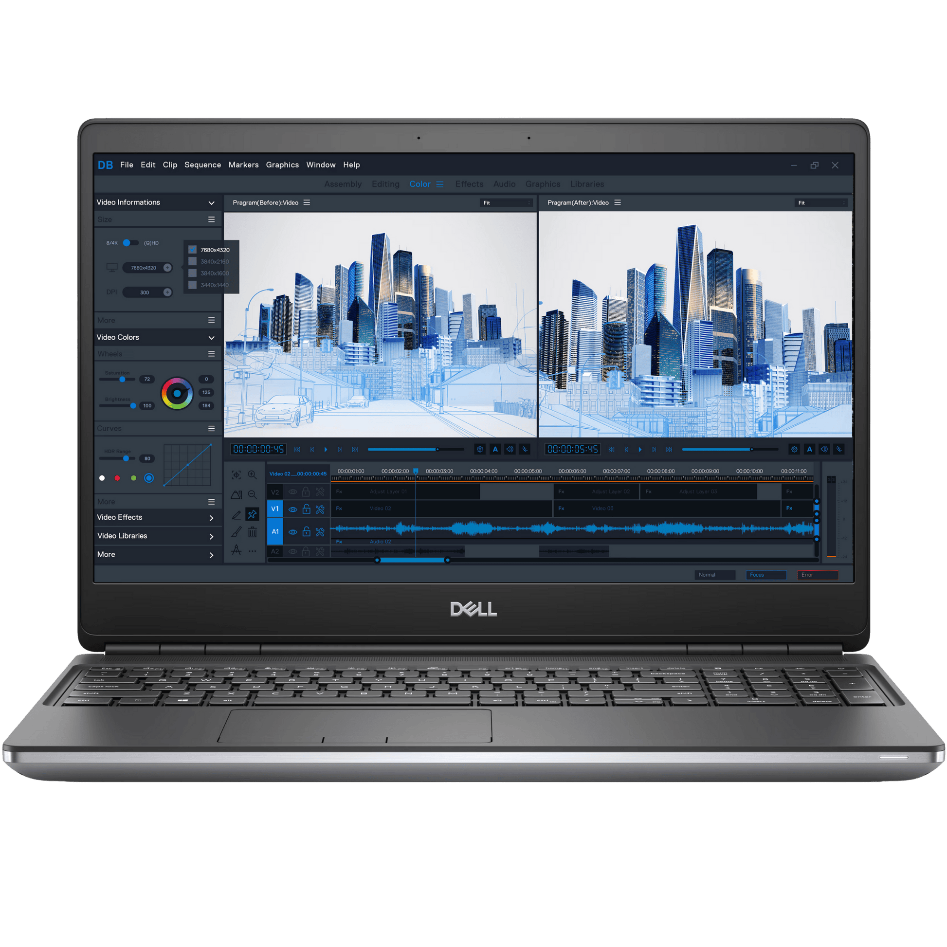 Dell Laptops - Refurbished Dell Precision 7560 Intel Xeon Workstation Laptop with 64GB Ram + T1200 GPU