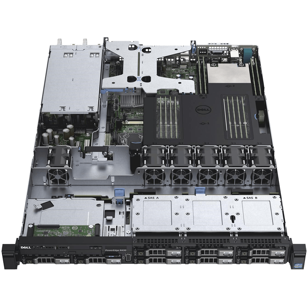 Dell Servers Dell PowerEdge R430 2 x 10 Core Intel Xeon CPU, 64GB Server - 2.5" Backplane