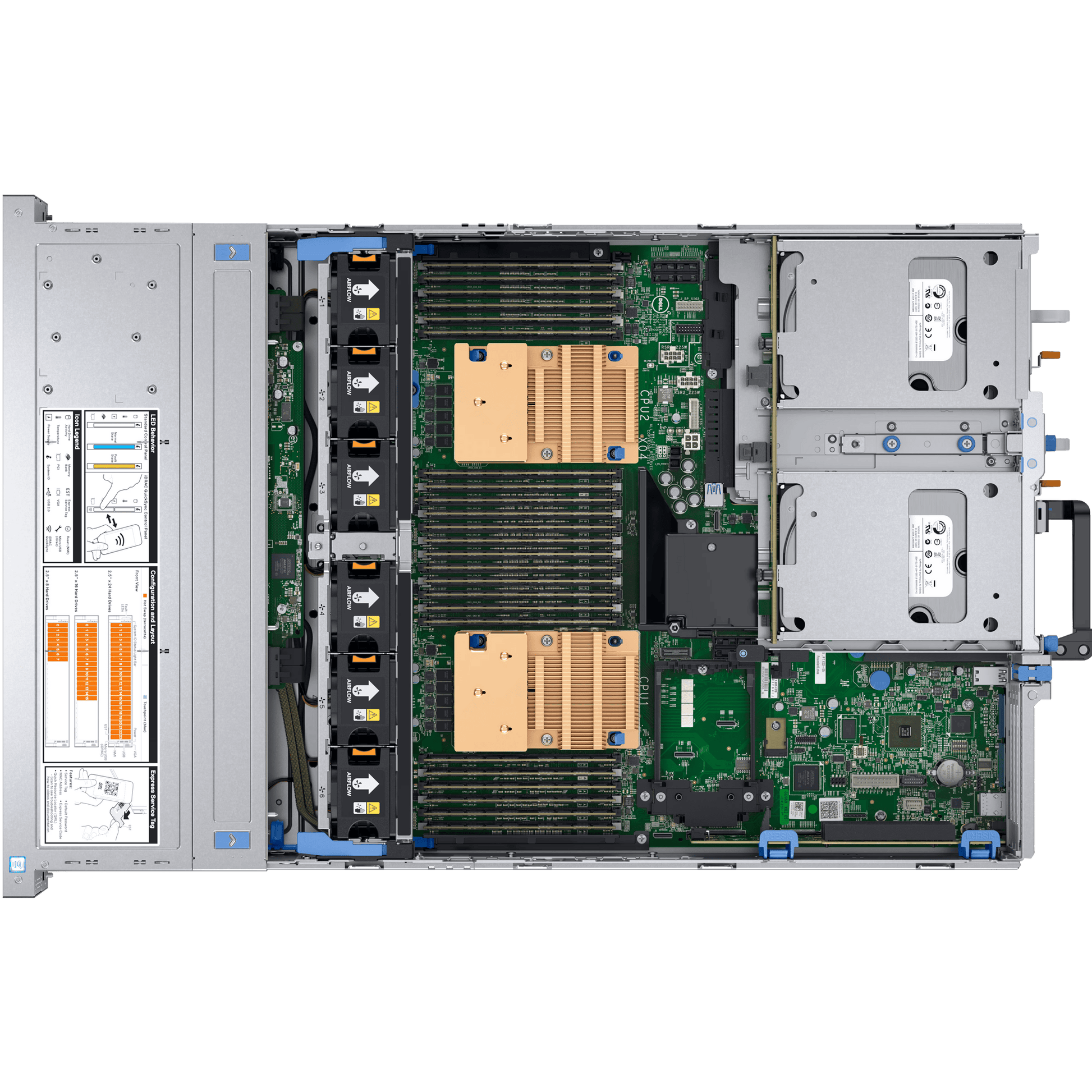 Dell Servers Dell PowerEdge R740 2 x 18 Core Intel Xeon CPU Server - 2.5" Backplane